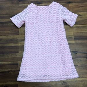 NWOT Rare Editions Pink Lace Dress